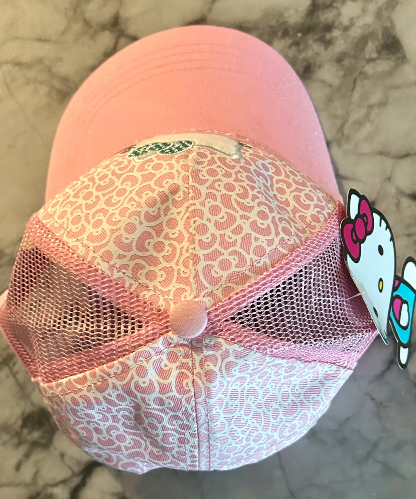 Hello Kitty Light Pink Baseball Cap Embroidered (adult sz adjustable)
