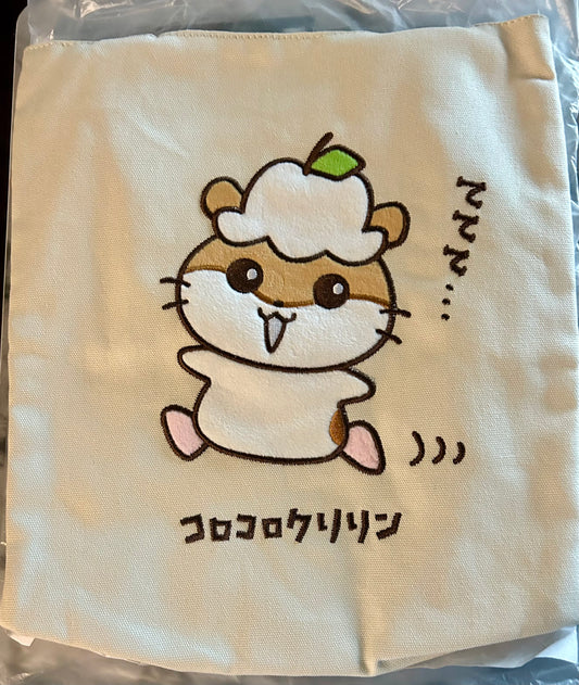 Corocorokurinrin Large Canvas Tote Bag