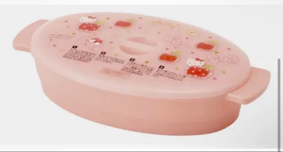 Hello Kitty Sanrio Microwave Omelet Maker 8.3” x 4.5” x 1.8”