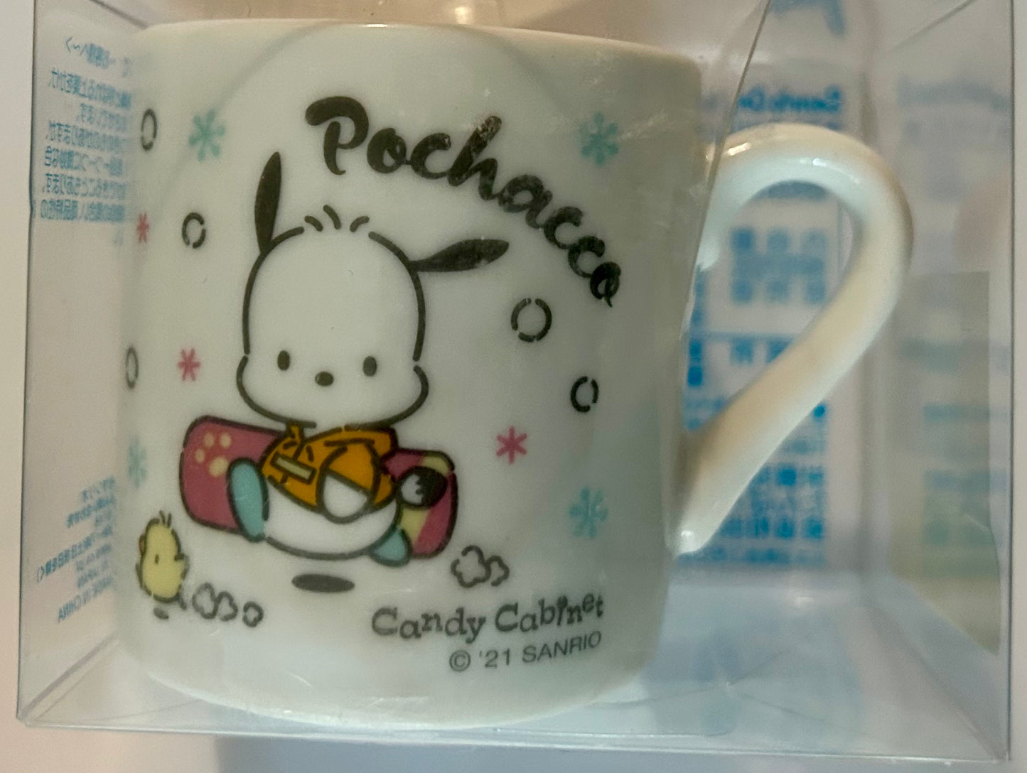 Pochacco Sanrio Mini Porcelain Mug with Candy
