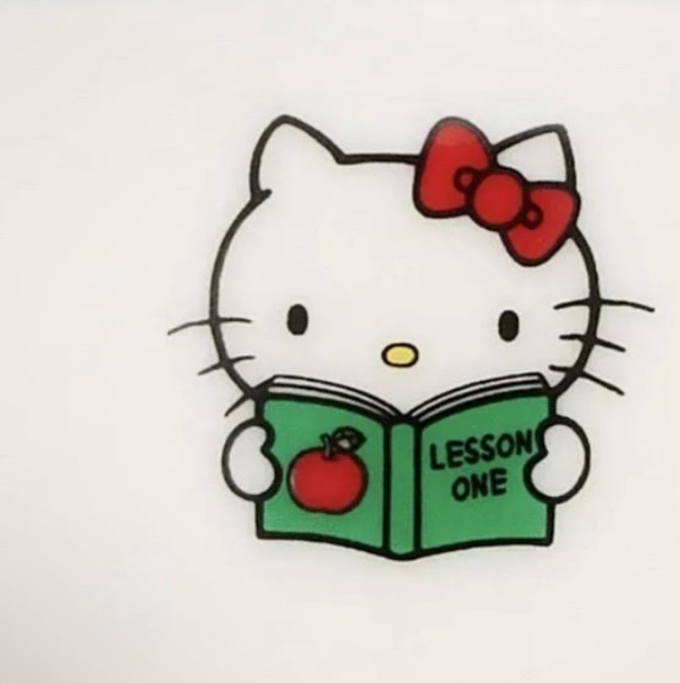 Hello Kitty Sanrio Rice Bowl White Diameter 4.1” x 1.8” Height