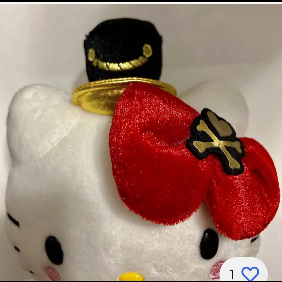 Sanrio Tokidoki Hello Kitty Christmas Red Nutcracker Soldier Plush NEW