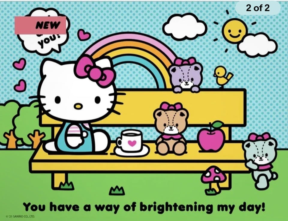 Hello Kitty with Tiny Chums Sanrio 100 Piece Puzzle 10” x 13”