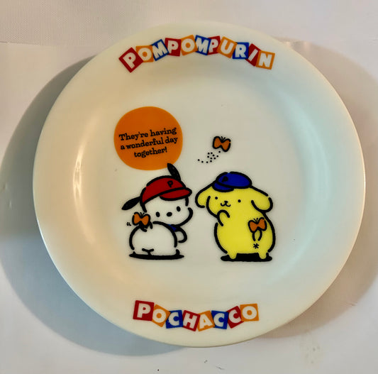 Pochacco and Pompompurin Mini Porcelain Plate