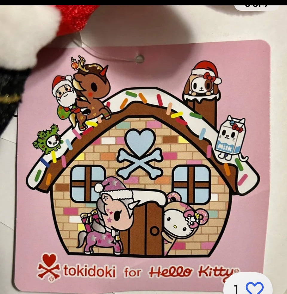 Sanrio Tokidoki Hello Kitty Christmas Red Nutcracker Soldier Plush NEW