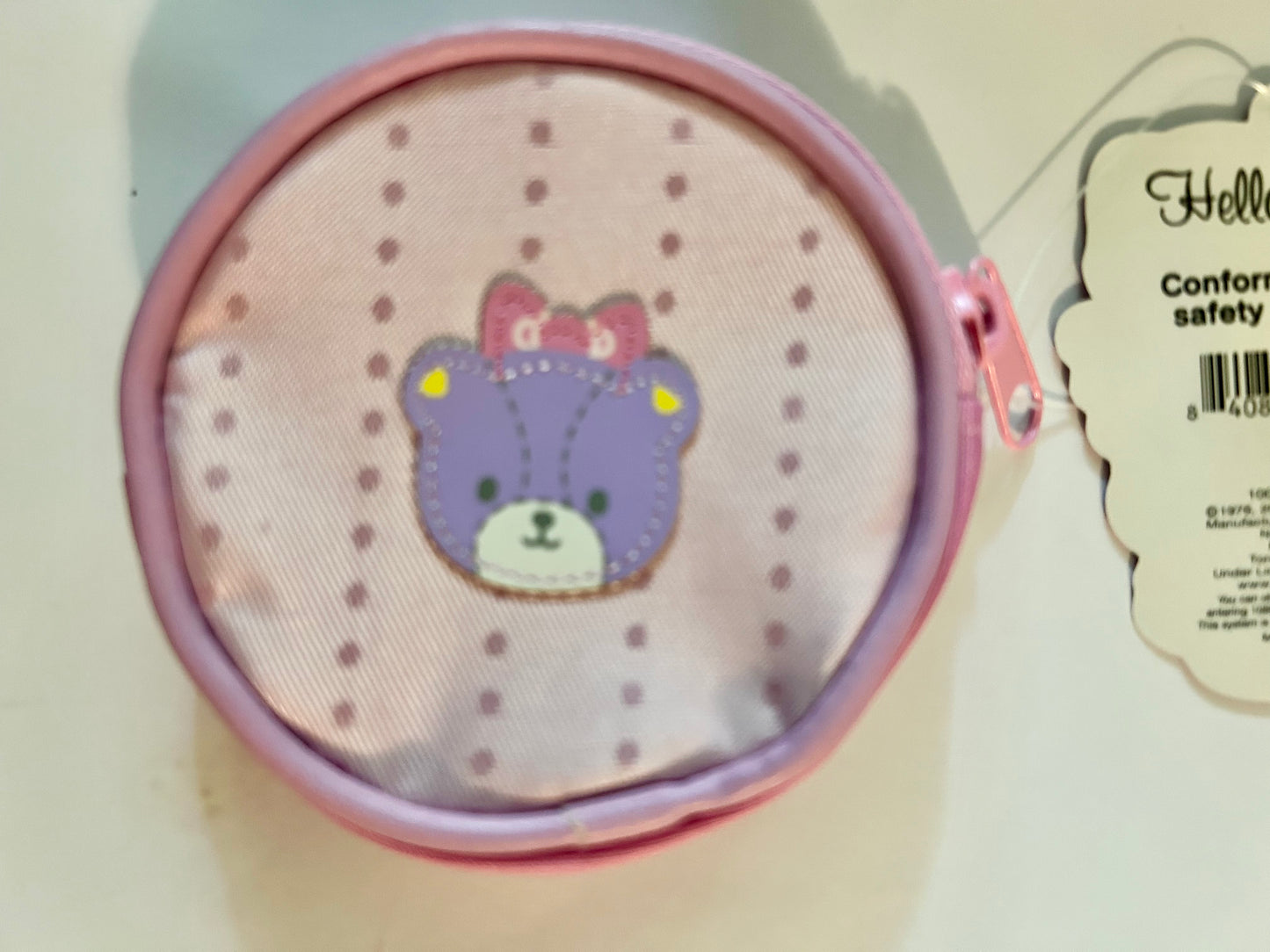 Hello Kitty Flower Round Coin Purse/Wallet