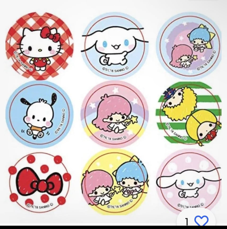 Sanrio Characters Sticker Maker Fun Set with 80 pieces