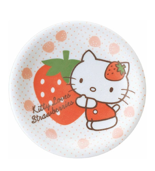 Hello Kitty Sanrio Strawberry Cake Plate NEW