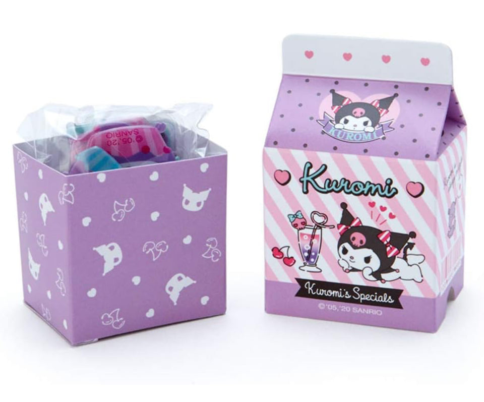 Kuromi Sanrio Milk Carton Sticker Set