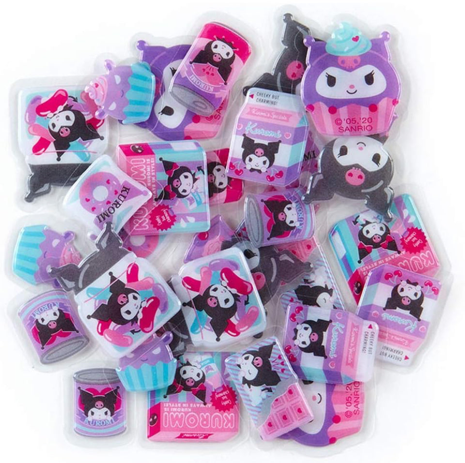 Kuromi Sanrio Milk Carton Sticker Set