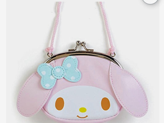 My Melody Sanrio Face Purse on String New W/Tags