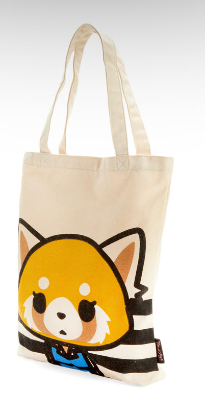 Aggretsuko Sanrio Canvas Tote NEW