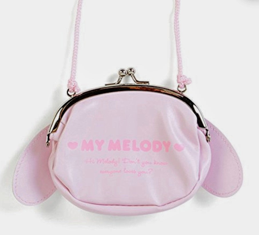 My Melody Sanrio Face Purse on String New W/Tags