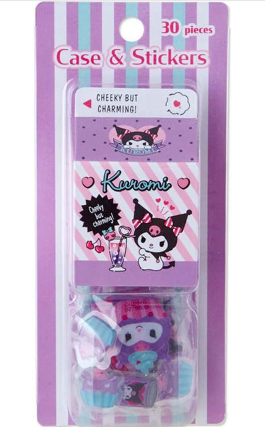 Kuromi Sanrio Milk Carton Sticker Set