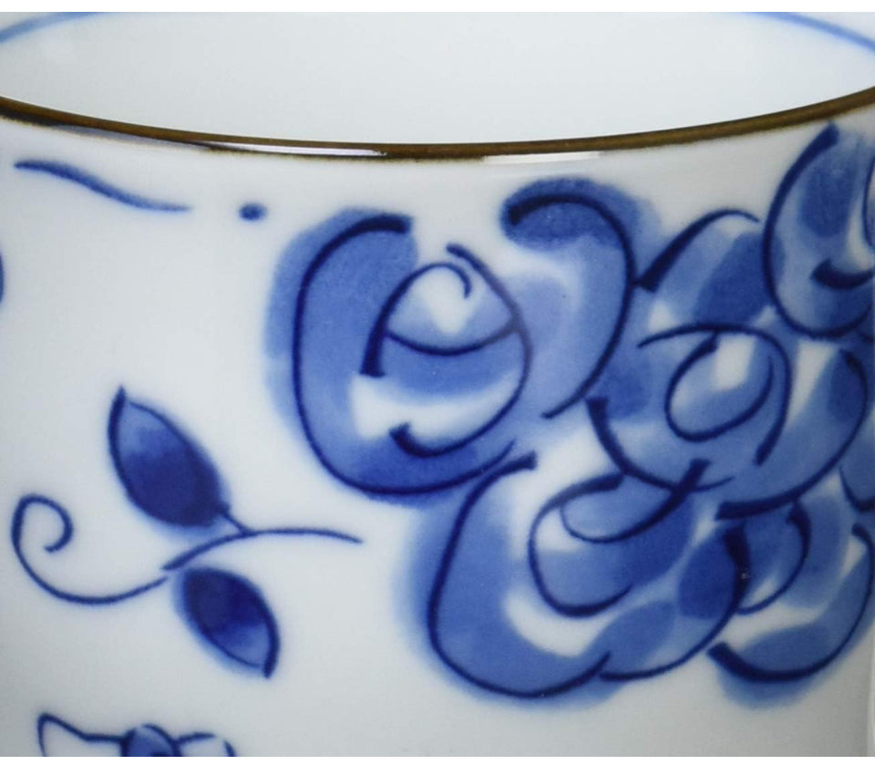 Hello Kitty Twin Set of Blue Collection Elegant Mugs