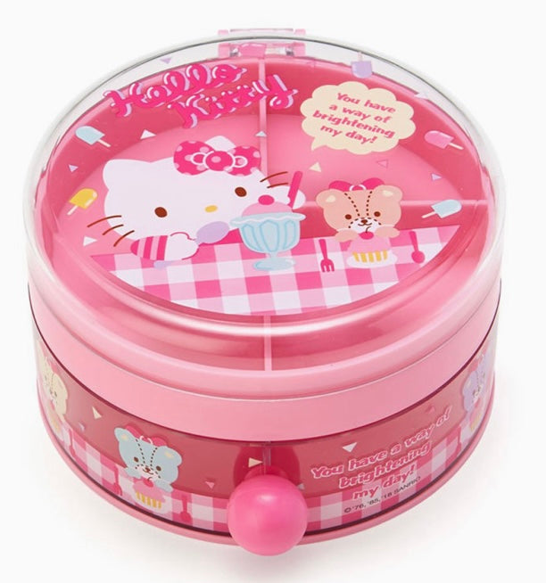 Hello Kitty Sanrio Round Double Layer Case NEW