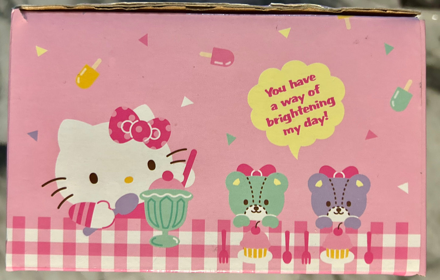 Hello Kitty Sanrio Round Double Layer Case NEW