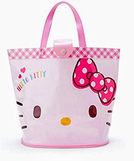 Hello Kitty Sanrio Plastic Tote Bag New with Tags