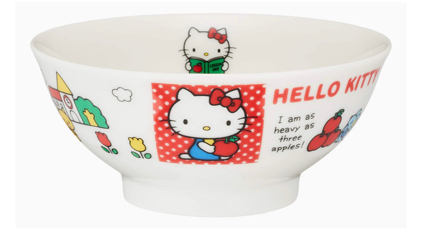 Hello Kitty Porcelain Rice Bowl (Apples)