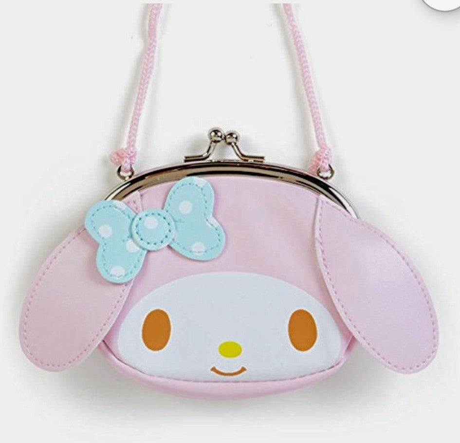 My Melody Sanrio Face Purse on String New W/Tags