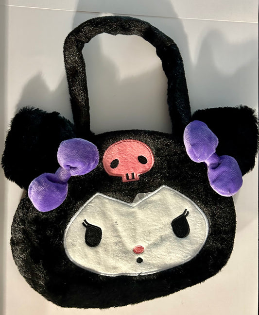 Kuromi Sanrio Plush Tote NEW