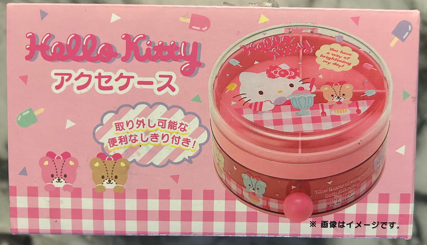 Hello Kitty Sanrio Round Double Layer Case NEW