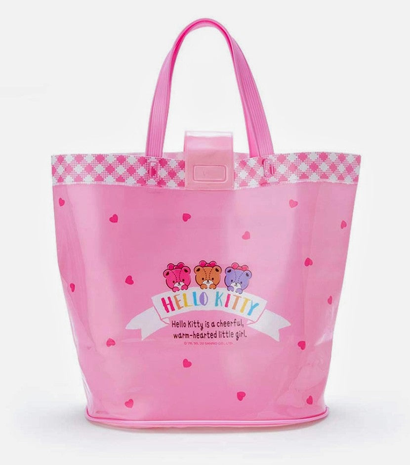 Hello Kitty Sanrio Plastic Tote Bag New with Tags