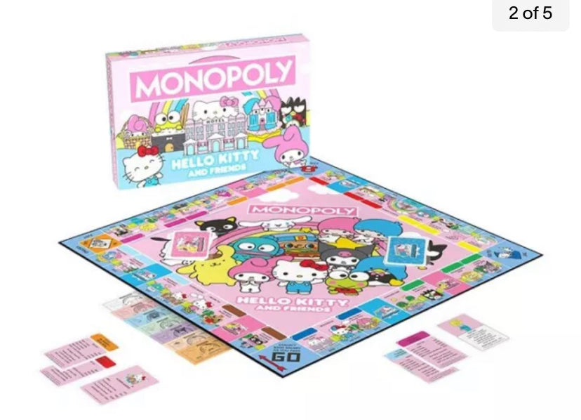 Hello Kitty and Friends Monopoly NEW
