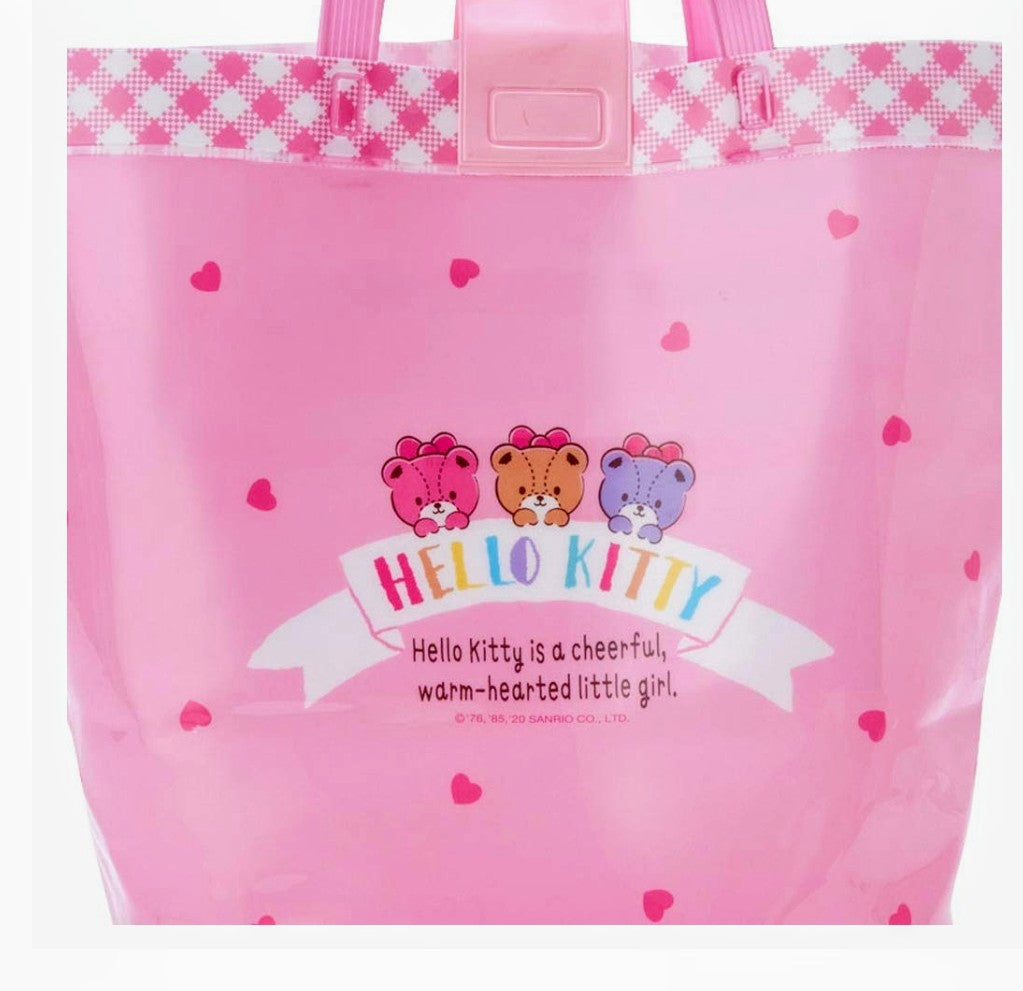 Hello Kitty Sanrio Plastic Tote Bag New with Tags