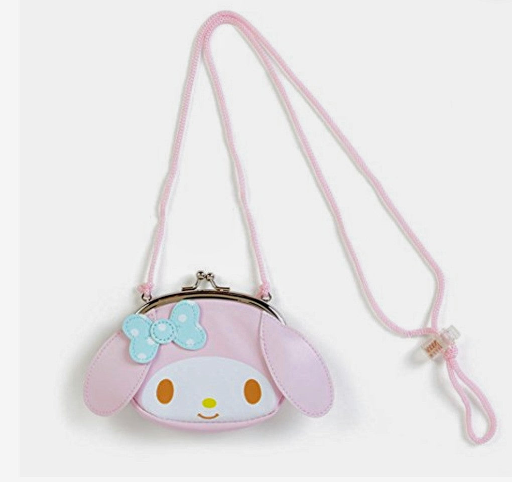 My Melody Sanrio Face Purse on String New W/Tags
