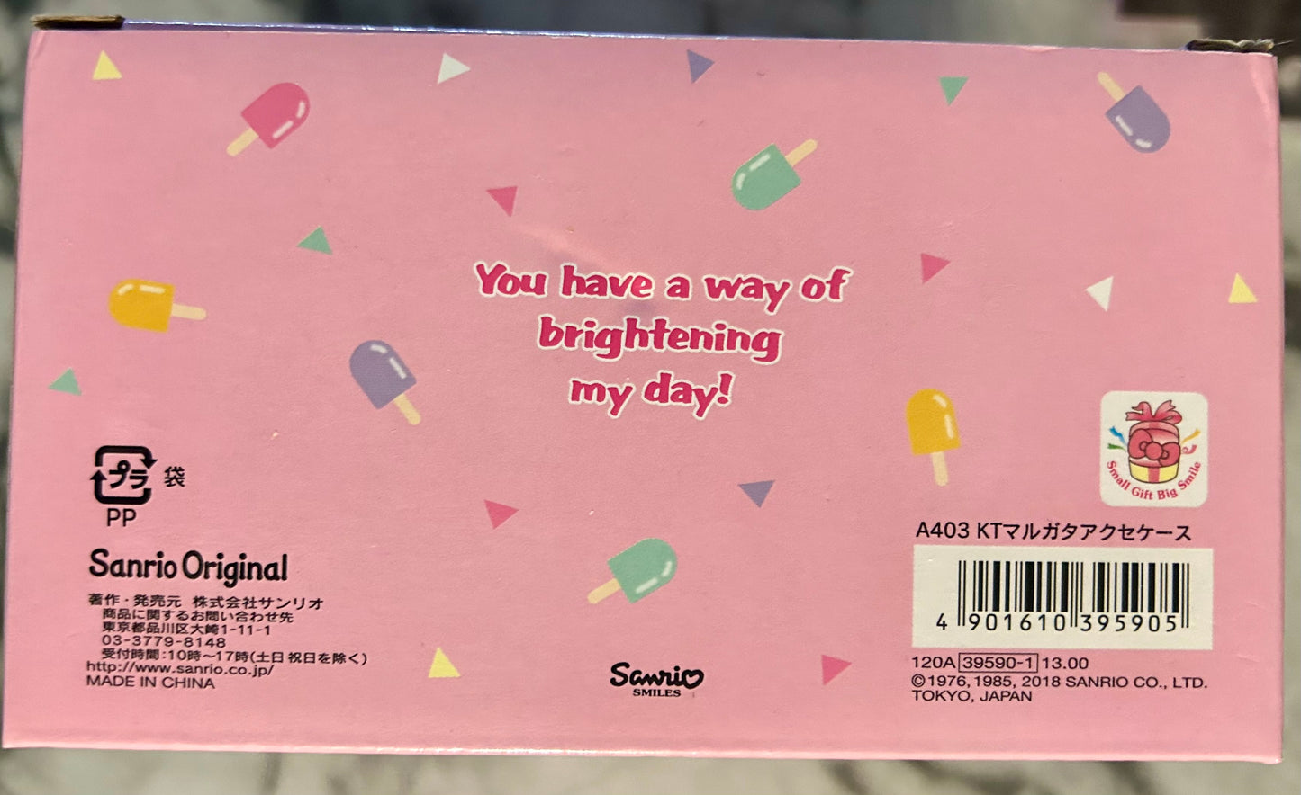 Hello Kitty Sanrio Round Double Layer Case NEW